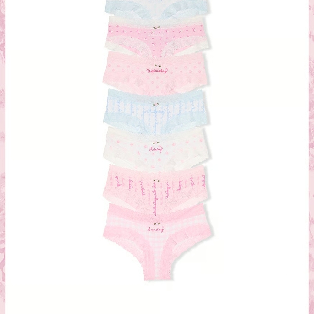 LoveShackFancy Pastel Panties Set